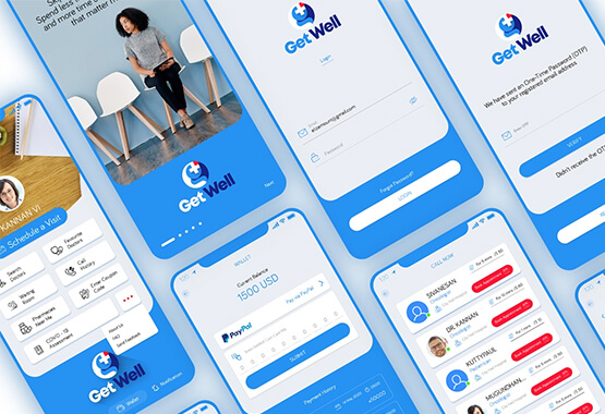 GetWell App UI